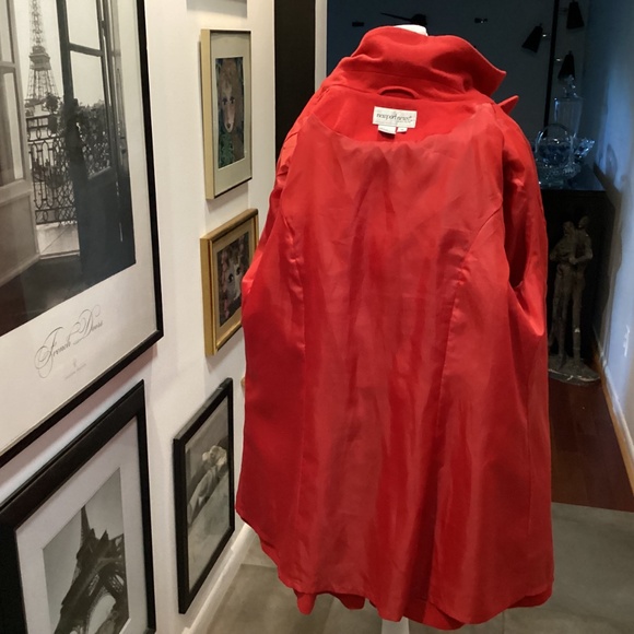 NEWPORT NEWS RED a oat size 12 JUST BEAUTIFUL ❤️ - Picture 3 of 7